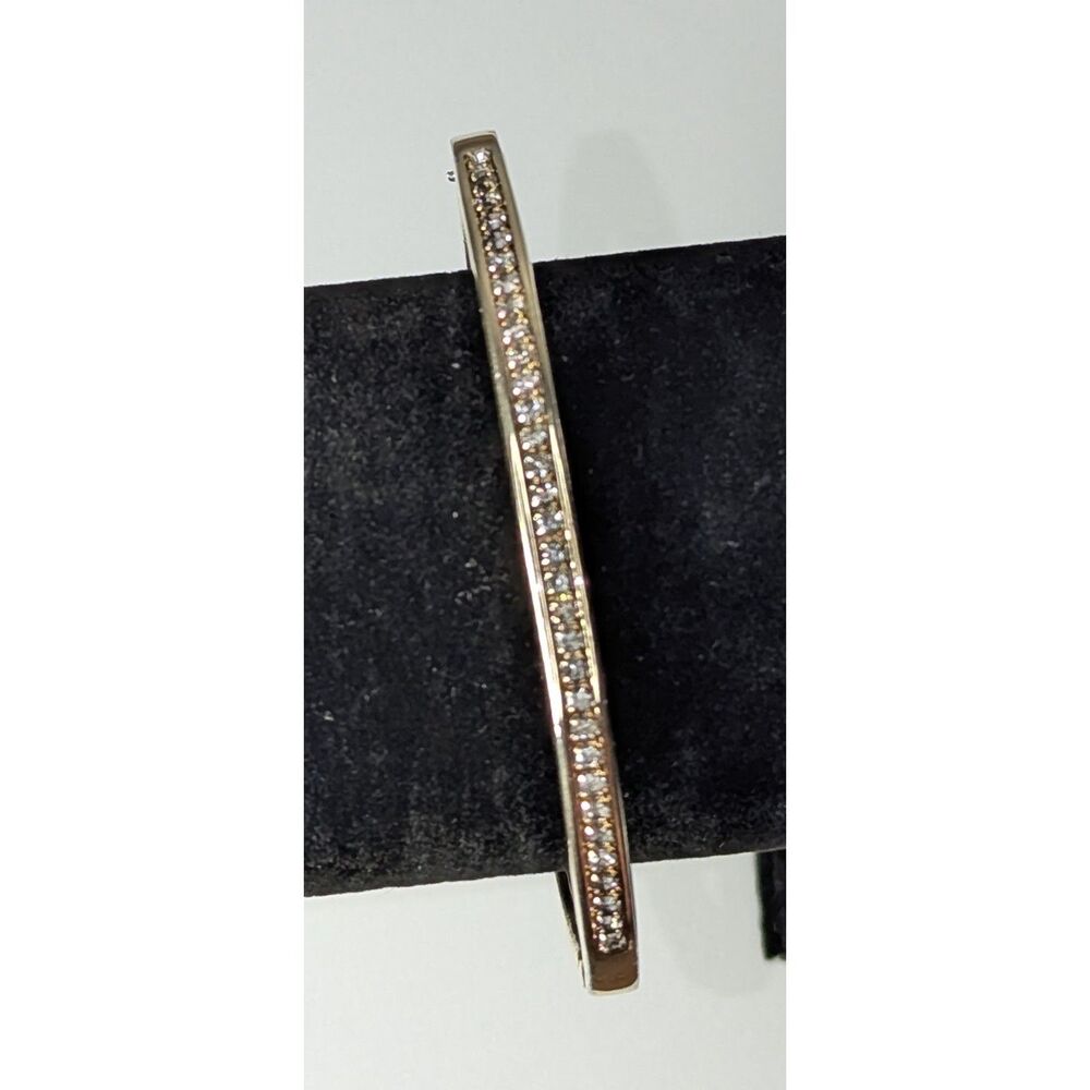 Rhinestone Clamper Avon 100th Anniversary Bracelet